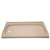 Lippert 24IN X 40IN SHOWER PAN; LEFT DRAIN - PARCHMENT 209498